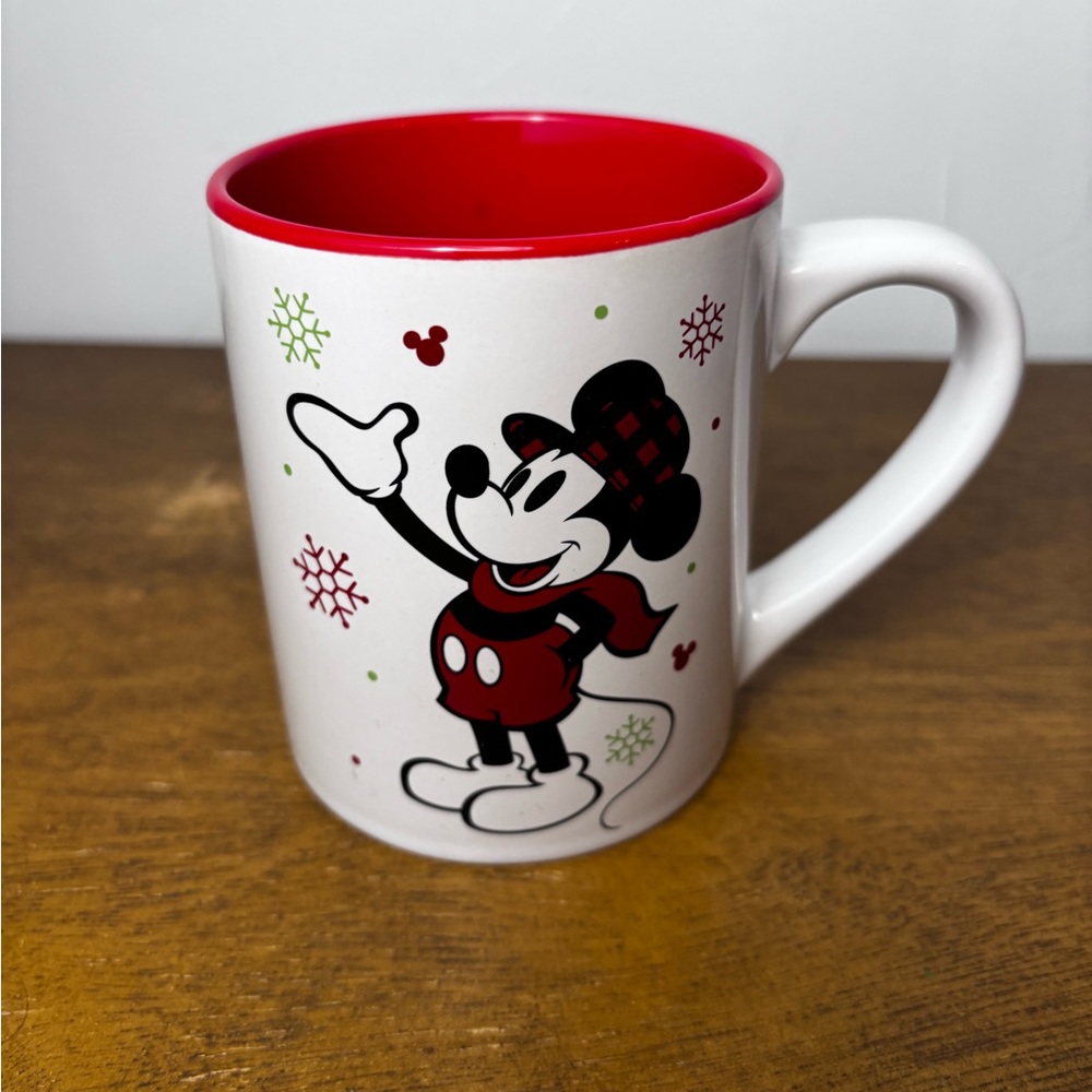 Disney Mickey Mouse Festive Mug - Red and White